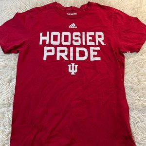 Adidas "Hoosier Pride" T-Shirt Red - Medium